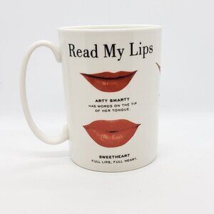 Kate Spade Lennox Read My Lips Mug Fine China